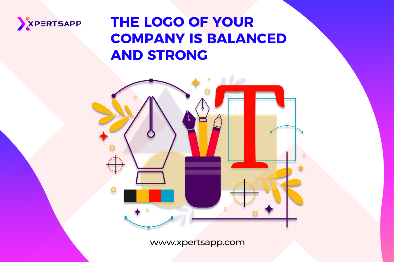 1. The logo of your company is balanced and strong